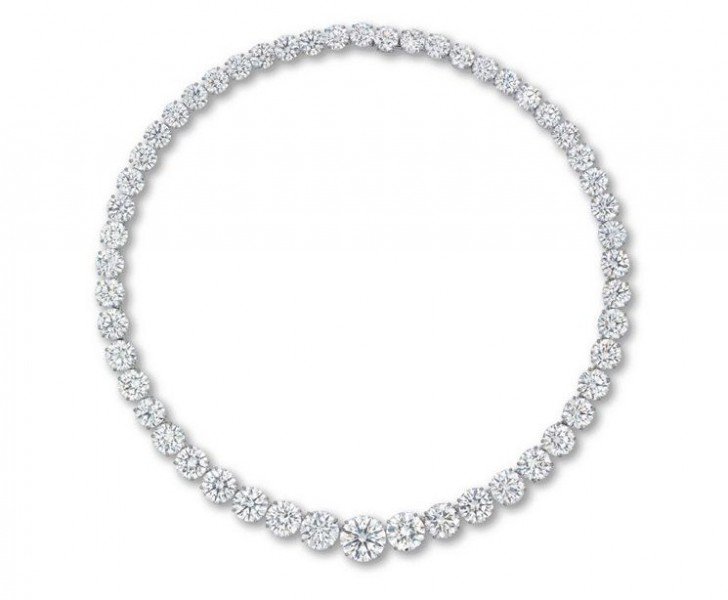 Top 10 most expensive diamond necklace - Christie's Diamond Necklace 