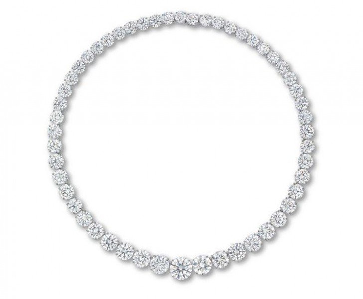 Top 10 nejdražších diamantových náhrdelníků - Diamantový náhrdelník Christie's's Diamond Necklace 