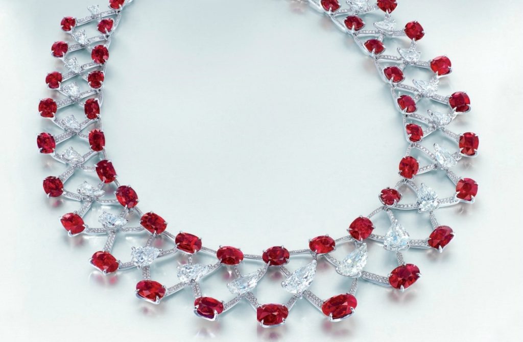 7 Most Expensive Ruby Necklaces in the World | #3. Magnificent Ruby and Diamond Necklace ($12.99 million)