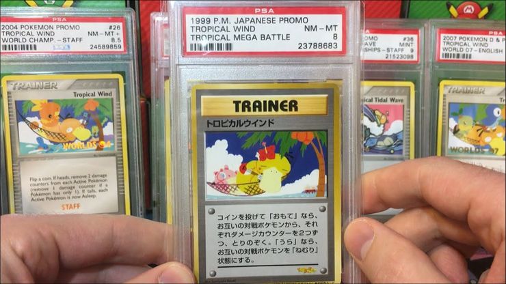 #8 Most expensive Pokémon card - Tropical Wind