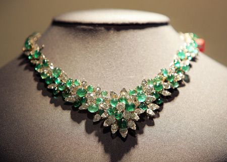 Most Expensive Emeralds in the World - #5 Queen Marie Jose’s Emerald and Diamond Necklace
