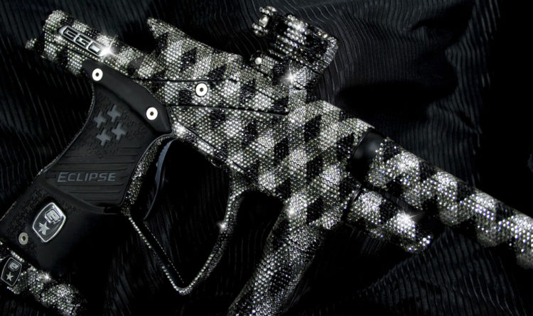 The most expensive paintball gun in the world - Crystal Bling Ego 09 price at $5,001