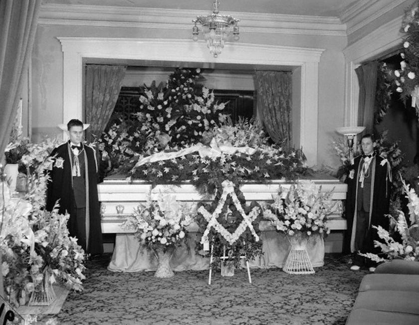 #6 Most Expensive Casket - Robert Wadlow Casket - $4,500