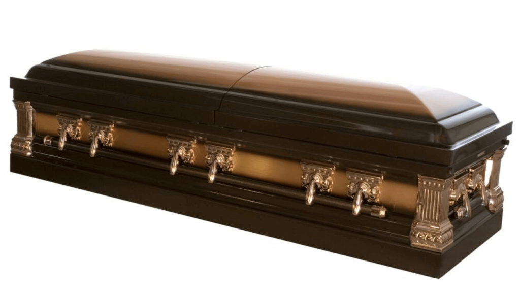 #9 Most Expensive Casket - Copper Deluxe Casket - $2,900