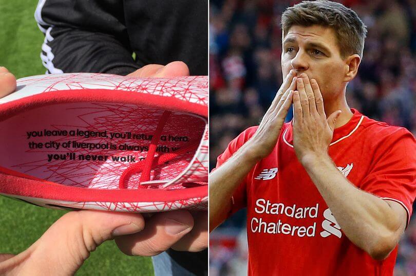 Most expensive soccer cleats - #2 Steven Gerrard's Liverpool farewell boots