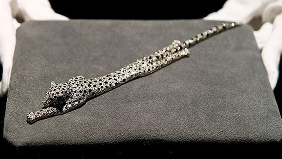 #2 Most Expensive Bracelet - Wallis Sympson Onyx and Diamond Panther Bracelet - $12.5 million